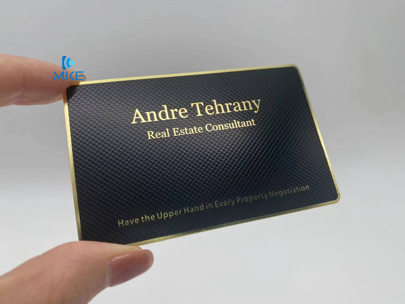 Black and Gold Custom Business Metal Cards