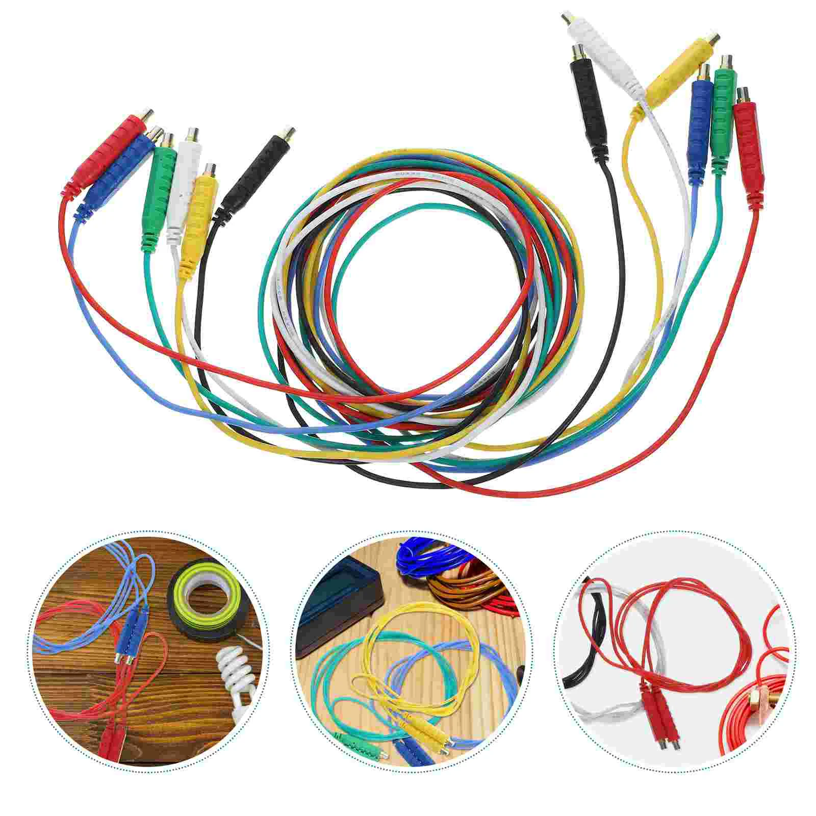 Magnetic Test Leads Flexible Jumper Wires HVAC Sensors Switches for Electrical Testing Voltage Tester Experiment