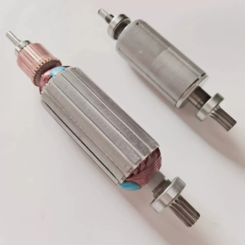 Airless spraying machine motor rotor with bearing set, compatible with 390/395/490/495/595 spraying machine maintenance parts