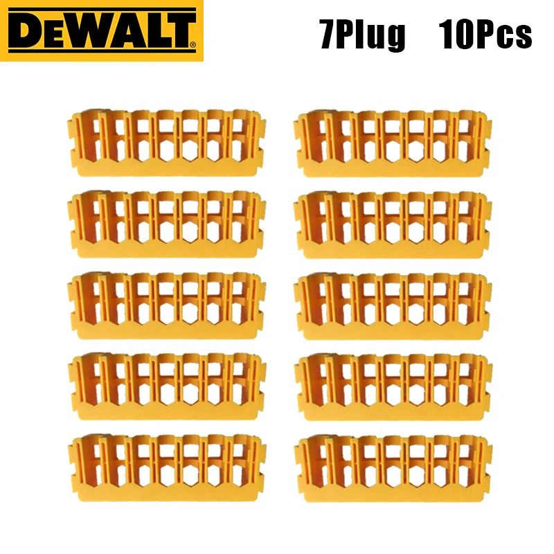 DEWALT Screwdriver Batch Rack 7Plug 8Plug Bit Holder Baffle Original Drill Bits Magnetic Sleeve Shelf