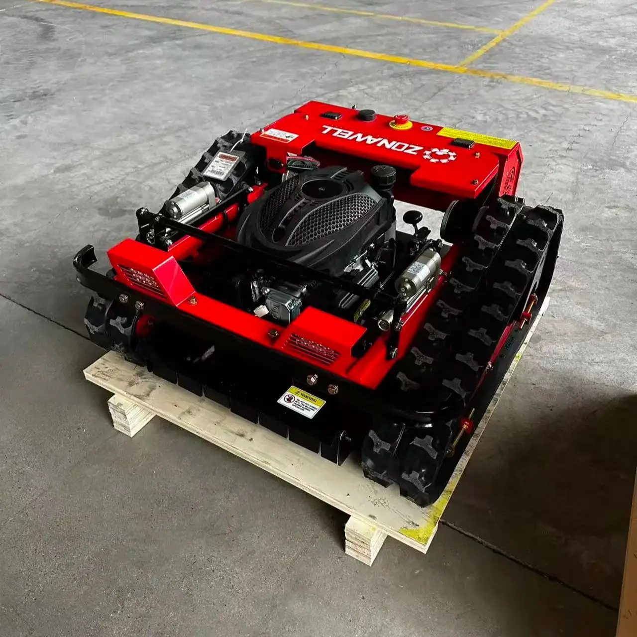 

Intelligent remote-controlled lawnmower user-friendly highly responsive 500mm track for mowing large lawns