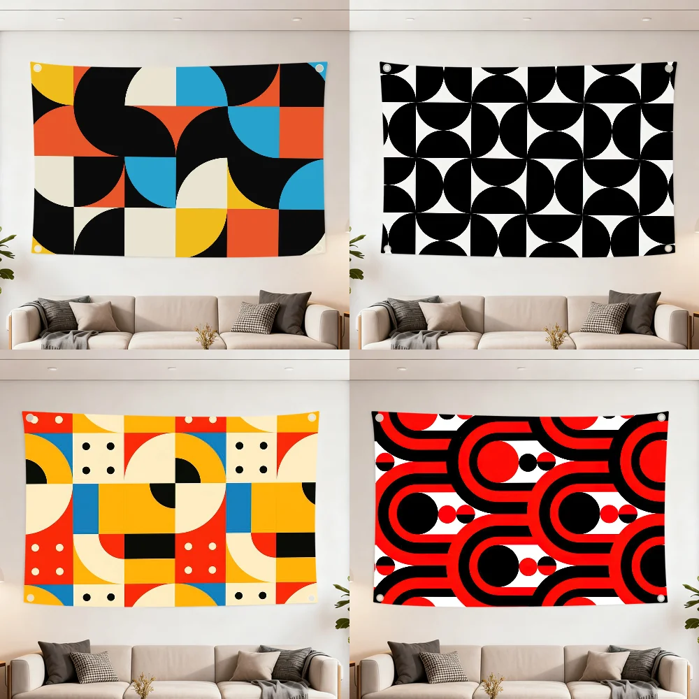 Geometric B-Bauhaus art fashion flag Decoration Outdoor Picn
