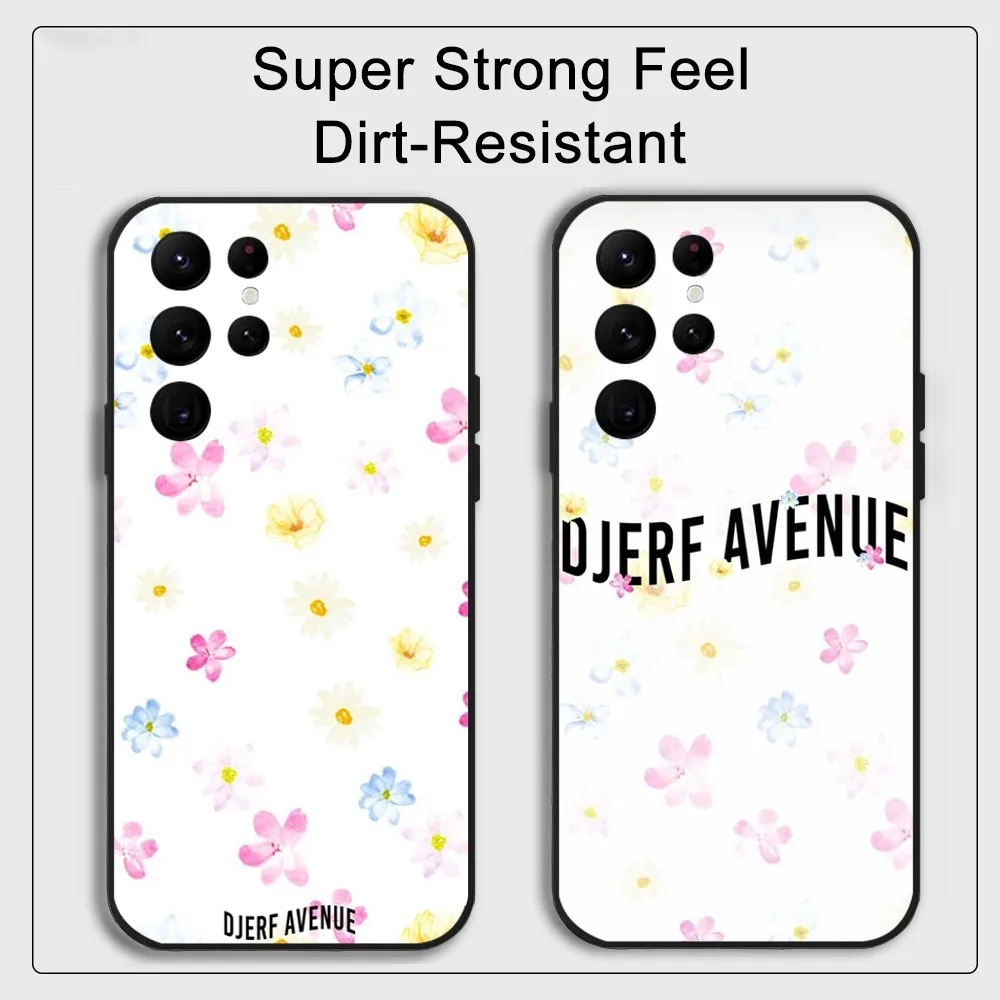 Djerf Summer Berries Print Avenue Phone Case  Samsung S series s20 s21 s22 s23 s24 FE Plus Ultra TPU Soft to Skin-friendly case