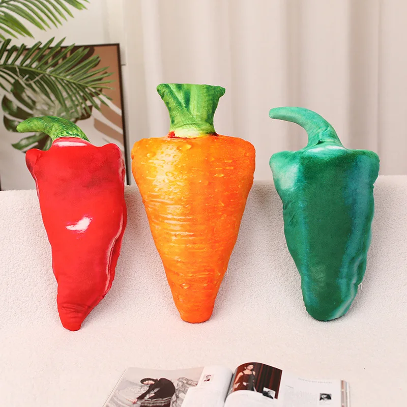 Gemüse Plüsch Kissen mit/ohne Flanell Decke Kohl Kartoffel Karotte Wassermelone Pfeffer wie echtes Kissen weiches Wurf kissen