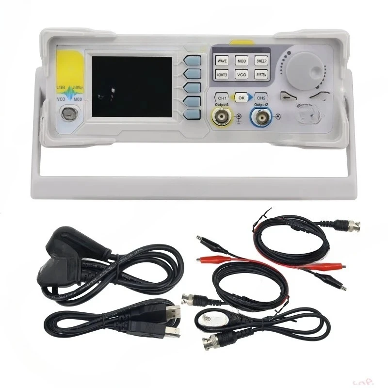FY6900-60M 60MHz 2-channel function arbitrary waveform generator pulse signal frequency counter