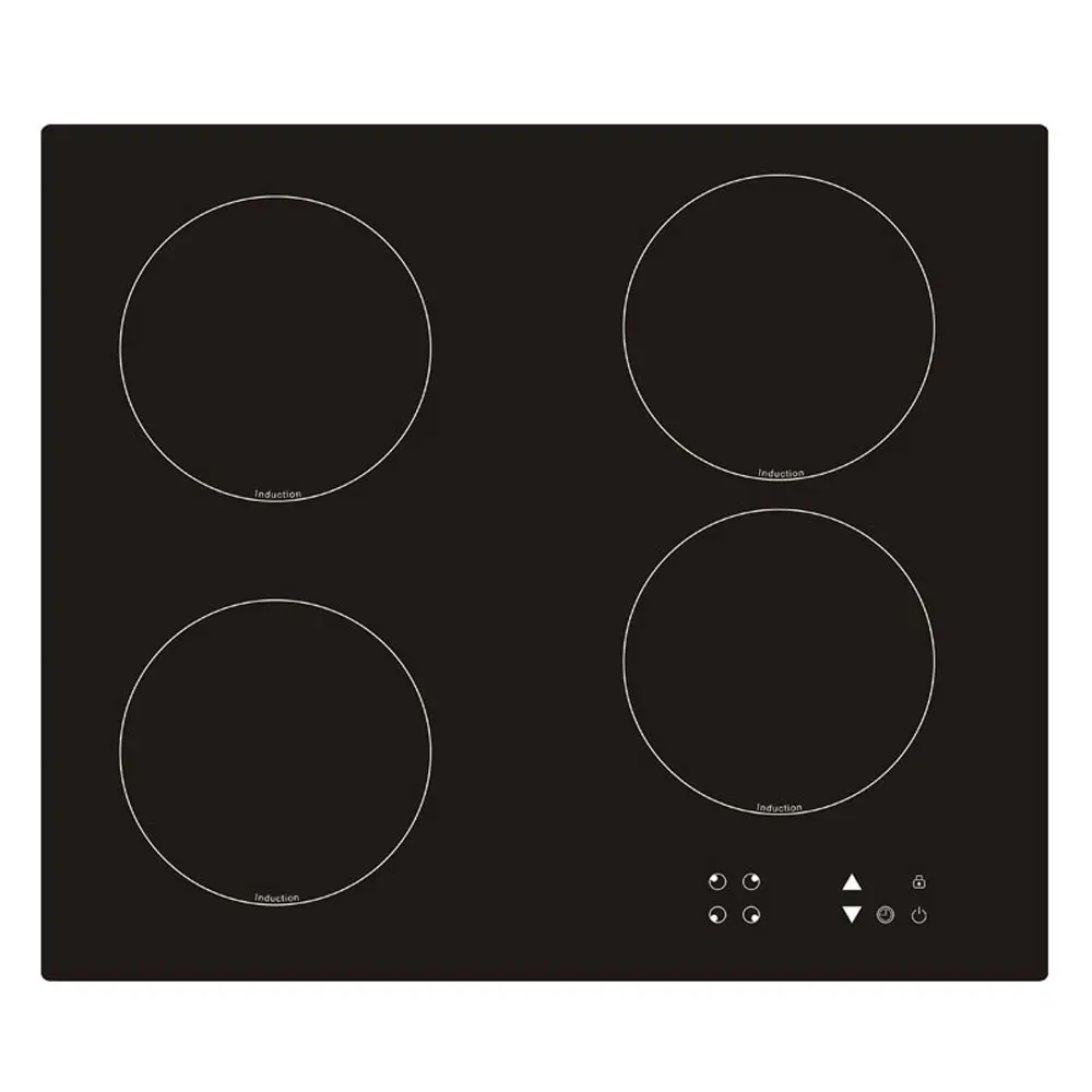 Desktop Kompor Induksi Daya Tinggi 4 Kepala Tertanam Tujuan Ganda