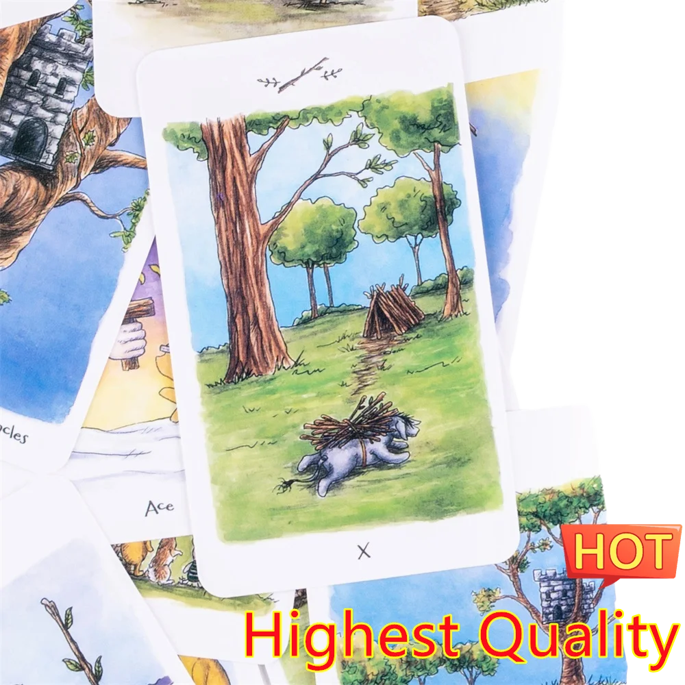 Future Wisdom Of Pooh Tarot Cards No E Book Powwow Decks Boardgame Prophesy Tarot Cards Oracle