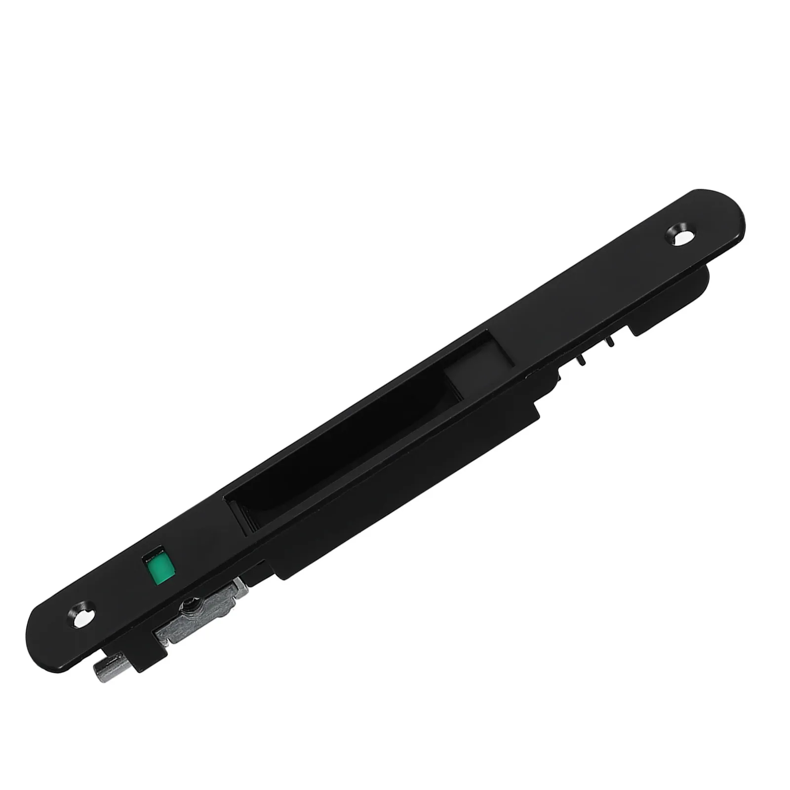 Sliding Door Window Hook Lock Black Security Lock Hook Gate Latch Flip Lever Mechanism for Sliding Doors Thick Over 18Mm