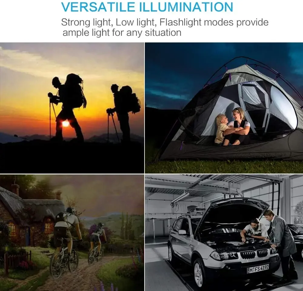 Multifunction Powerful LED Handheld Work Light COB Portable Flashlight Magnetic Attraction Work Lamp Outdoor Emergency Lantern