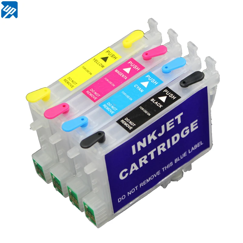 T0551 refillable ink cartridge for Epson Stylus Photo R240 R245 RX420 RX425 RX520 with 400ML Refill Ink