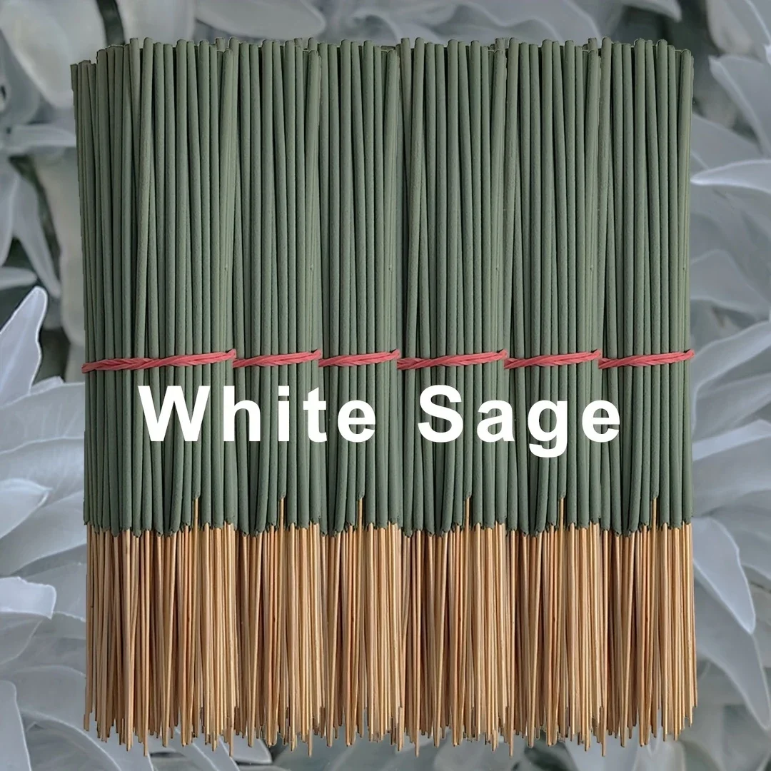 20pcs White Rat Tail Grass Fragrance Stick, Suitable for Yoga and Meditation, Purifying The Mind and Eliminating Negative Energy