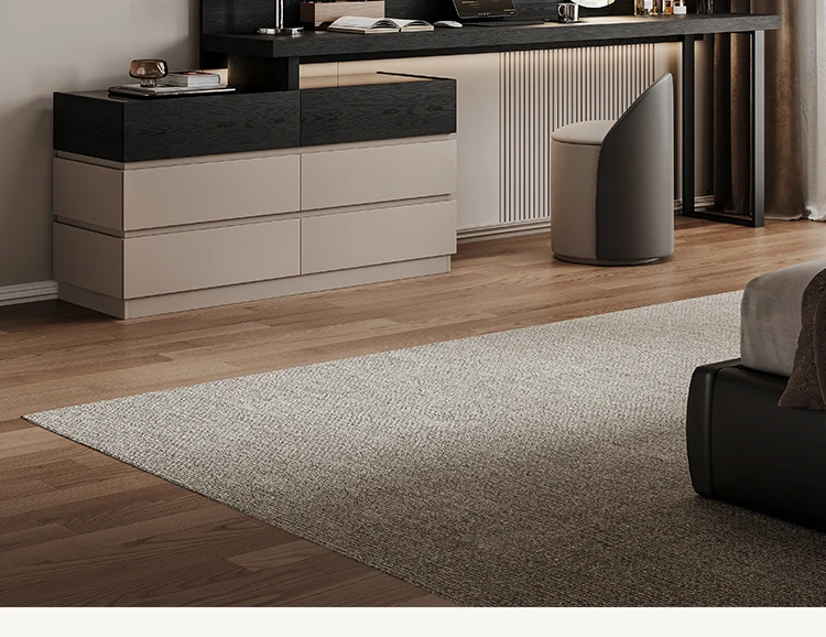 مكتب خزانة إيطالي بسيط 2 في 1 طاولة مكياج كبيرة 2025 غرفة نوم جديدة نهاية صندوق طاولة مكياج السرير