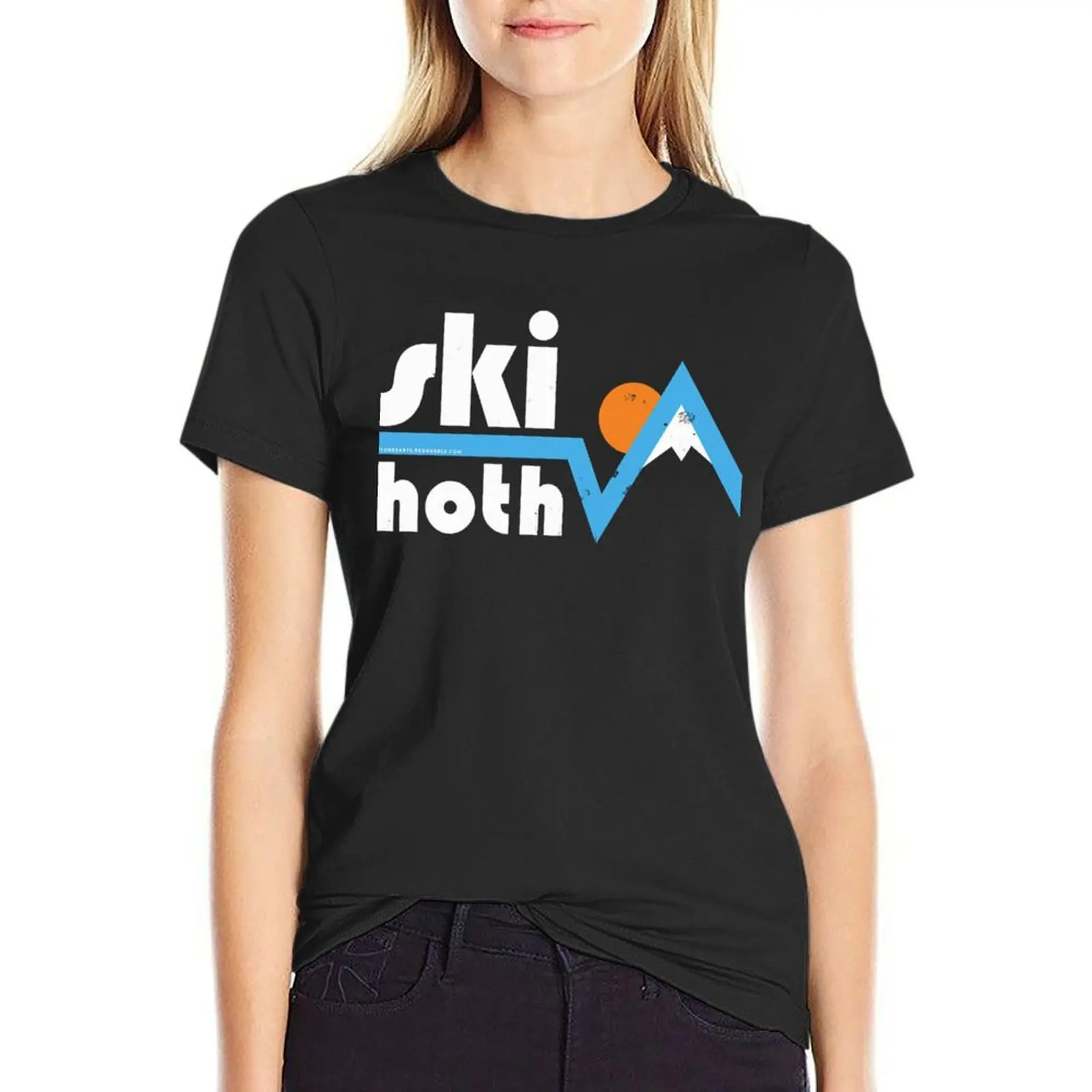 Ski Hoth Active Essential T-Shirt tops animal prinfor t-shirt dress for Women plus size sexy