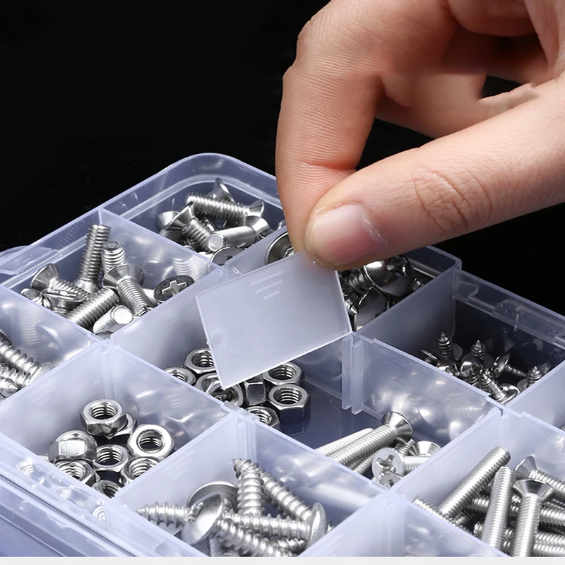 Multi-box Electronic Components Transparent Plastic Storage Box Small Screw Sample Box Storage Tools Classification Grid