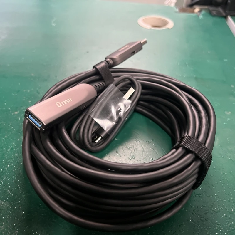 DTECH DT-2316 ذكر إلى أنثى كابل الألياف الضوئية USB3.0 AM إلى USB AF نقل البيانات تمديد كابل 5 متر 15 متر 50 متر