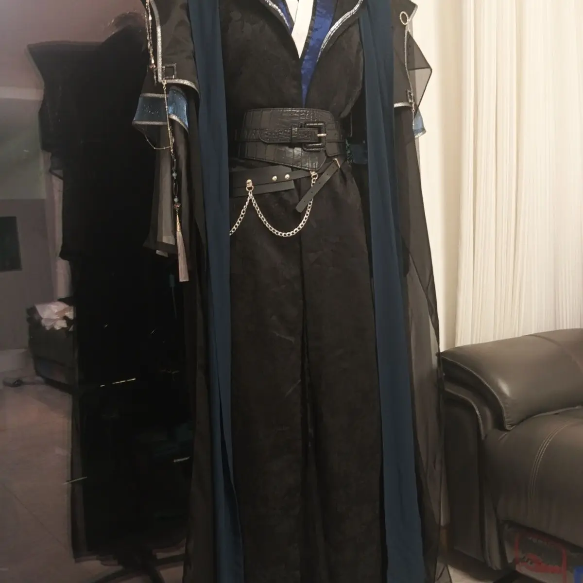 2026 Chinese Style Ancient Hanfu Men Women Aldult Moran Black Water Traditional Vintage Ethnic Cosplay Dance Costume