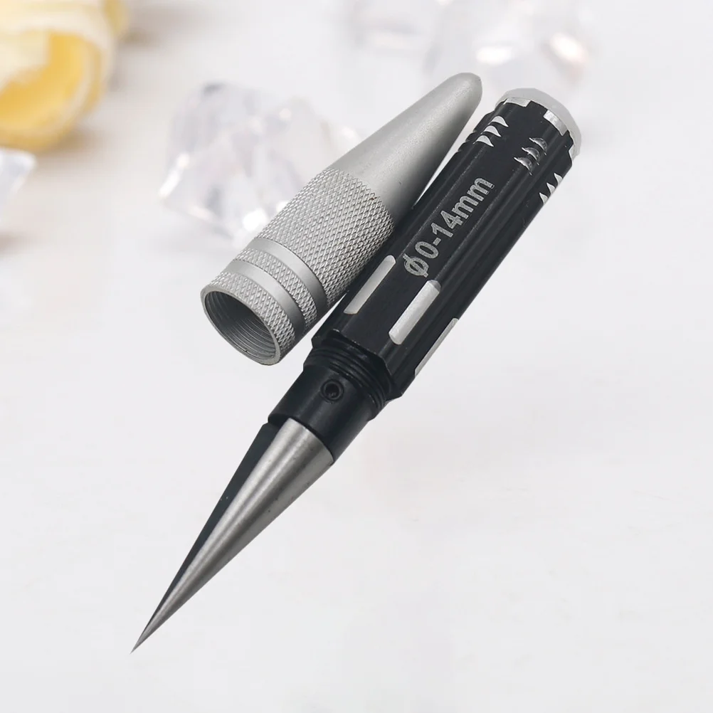 

1pc 0-14Mm Reamer For Rc High Strength Stainless Steel Hollow Handle Lightweight Drill Tool Car Shell Hole Opener Expander Car
