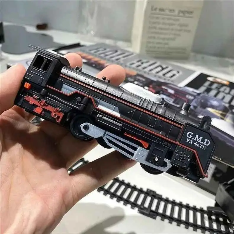 Train Track Children's Toys Electric Light Model Simulation High-speed Rail Train Educational Toys