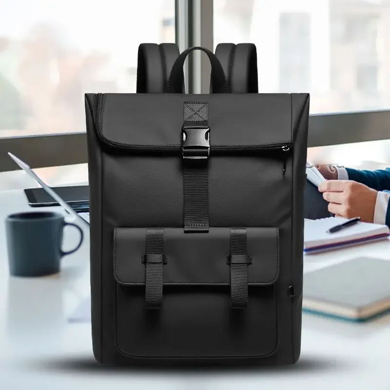 Casual Men Backpack Business Office Laptop Pack YKK zipper Korea Notbook College for women USB Charging Travel