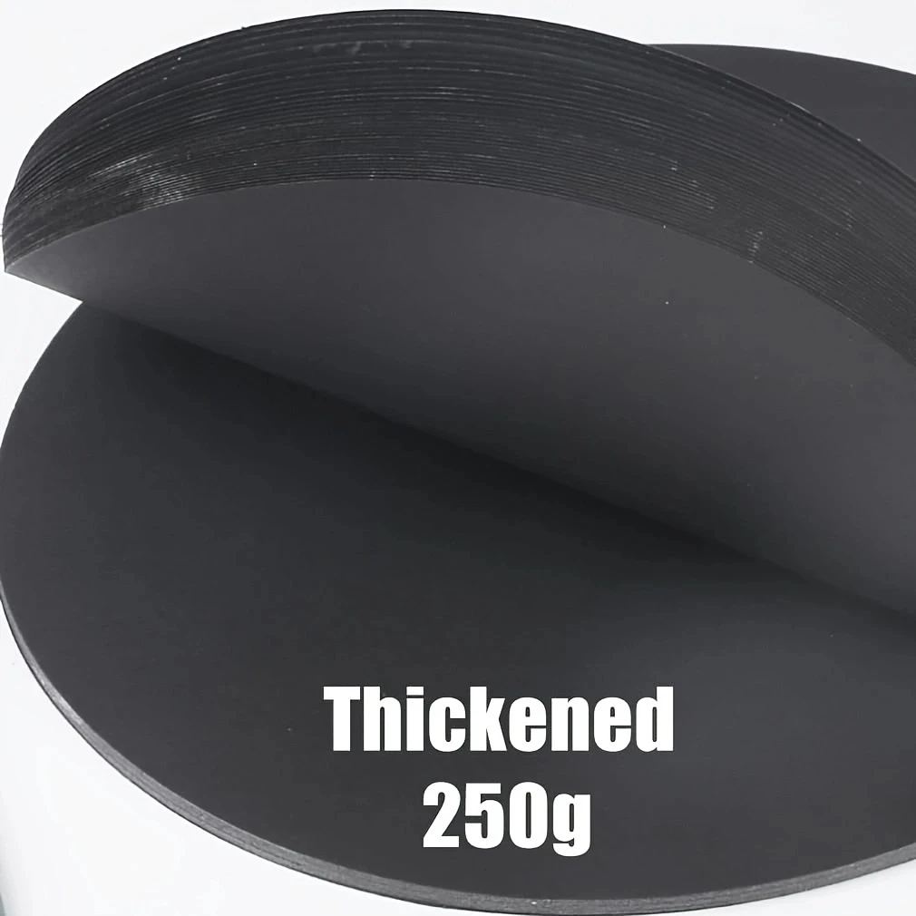 20/30 ورقة من الورق المقوى الملون، ورق كرافت أسود/بني/أبيض بطاقات مستديرة للرسم والفنون والحرف اليدوية، قطع الورق DIY