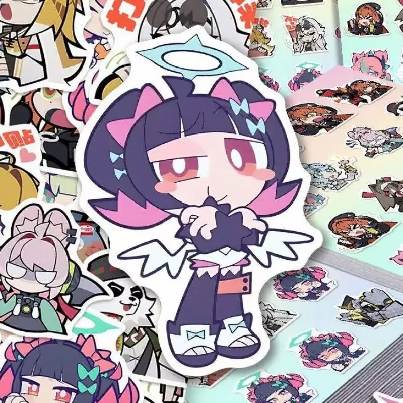 50pcs Game Zenless Zone Zero Angels of Delusion Nangong Yu Aria Sunna Waterproof Stickers Skateboard Luggage Decals Decor Props