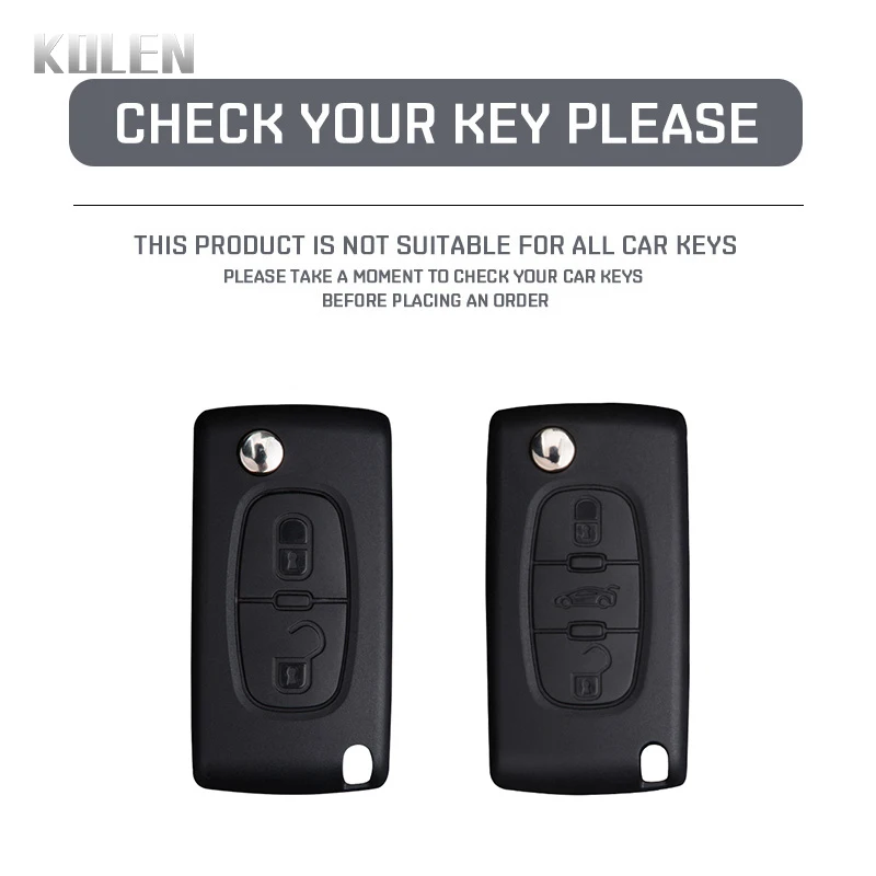 New TPU Car Remote Key Case Cover Shell For Peugeot 107 207 307 308 407 607 3008 5008 For Citroen Xsara Picasso C5 C6 C8 Keyless