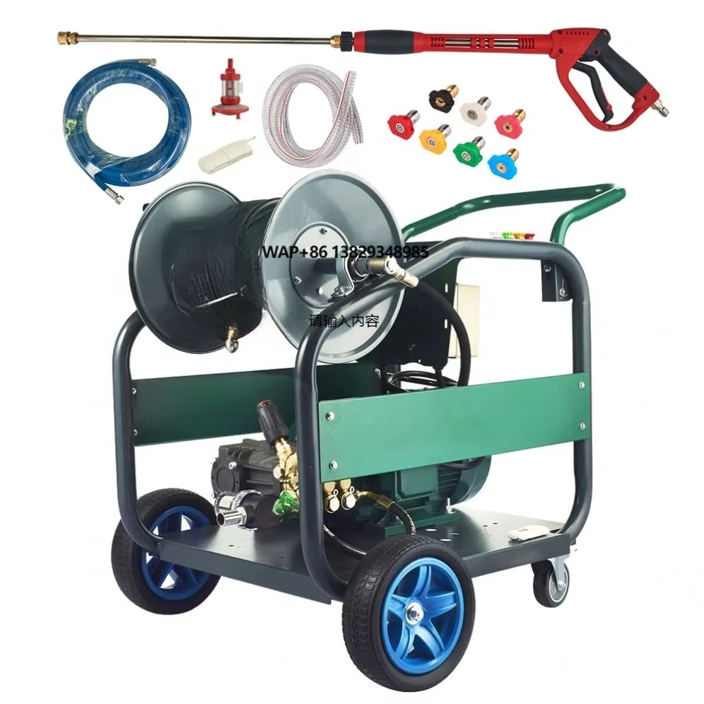 

Industrial electric cleaning machine equipment Pipe drainage cleaning machine Water spray high pressure pipe cleaning machine