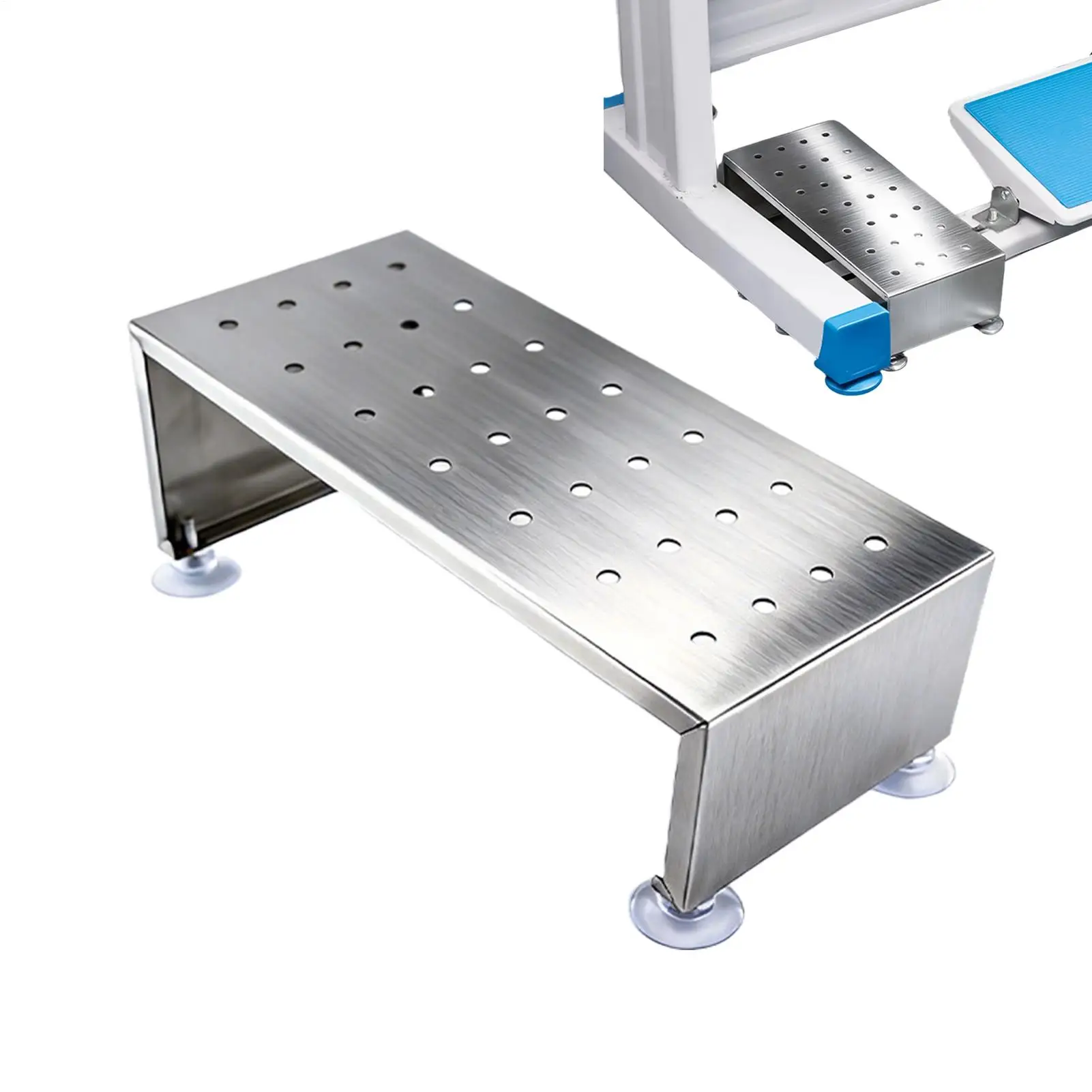 Sewing Machine Stainless Steel Foot Lifter Height Adjustable Ergonomic Foot Pedal With Anti Slip Suction Cup Foot Pad