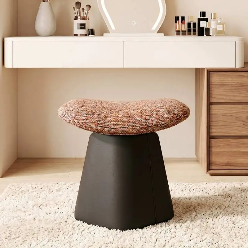 Upgrade Nordic Makeup Vanity Chair No Arm Rest Cute Designer Makeup Vanity Chair Luxury Comfy Sillas De Tocador Furniture Home