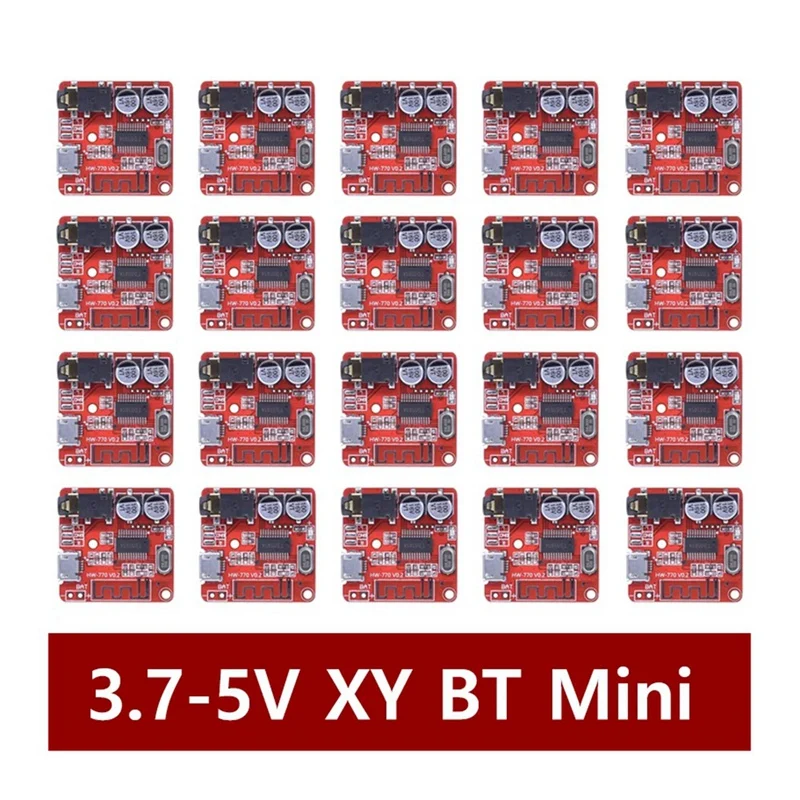 Carte récepteur audio Bluetooth, décodeur MP3 sans perte, technologie de musique stéréo sans fil, 3.7-5V, XYrer T-Mini, nouveau, 20 pièces
