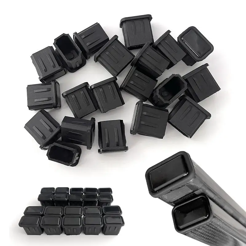 Ice Hockey Stick End Plug 10pcs Set Rubber Ice Hockey Hockey Stick Cap Hockey Stick Accessories Easy To Install