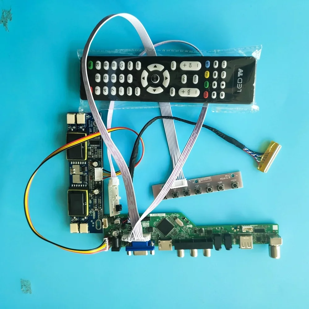 For TV Controller Board LM201WE3-TLF4/TLH3/TLJ3/TLL2 Module VGA AV USB New Driver 4 lamps 1680X1050 Remote LCD HDMI-compatible