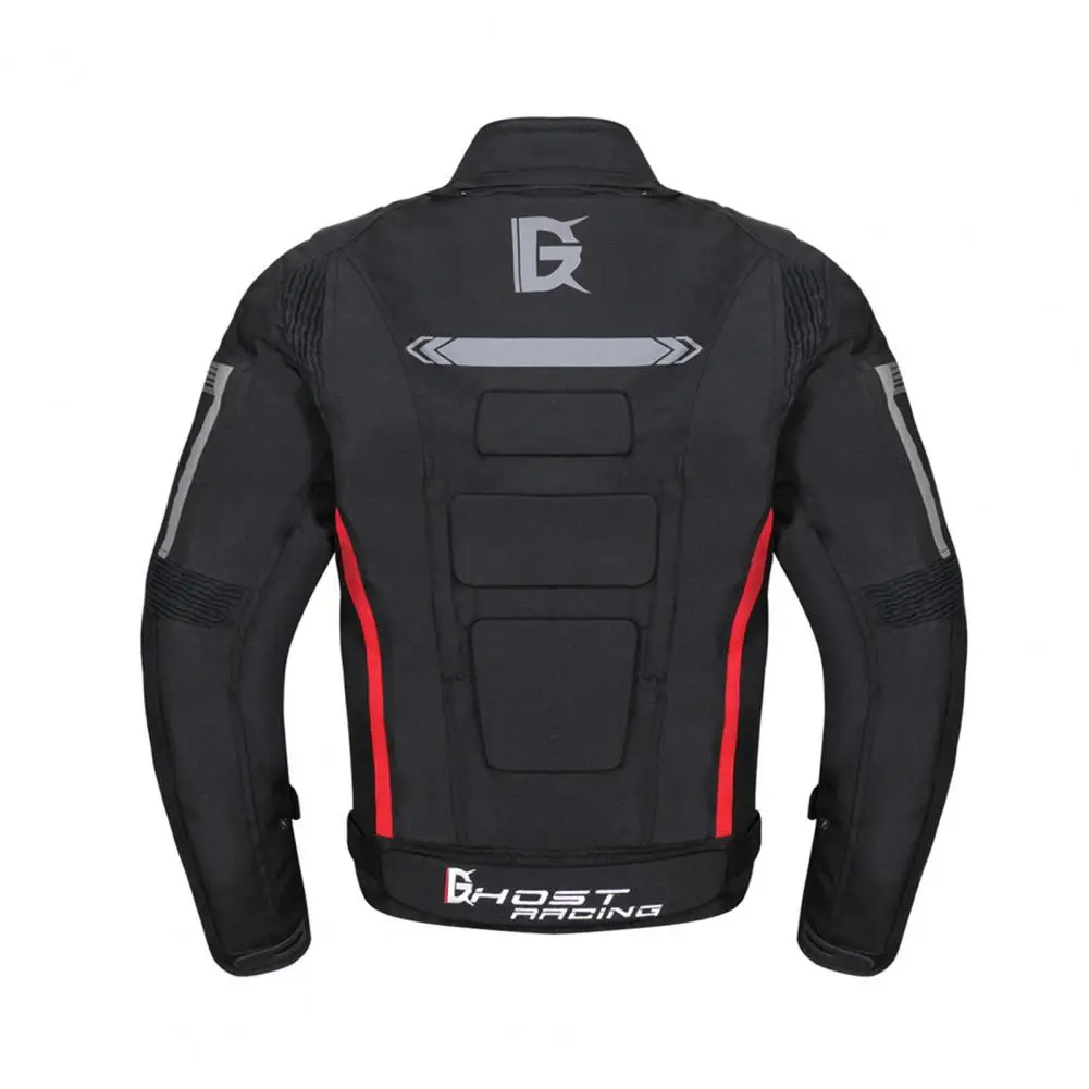 

Windproof Men Women Color Block Wear-resistant Motorcycle Jacket for Outdoor