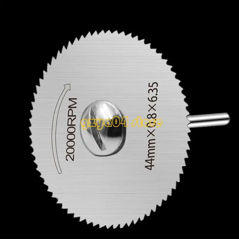 K3KD 6pcs HSS Ротационный круглый режущий диск подходит для бурового и деревообрабатывающего пластикового металлического DIY