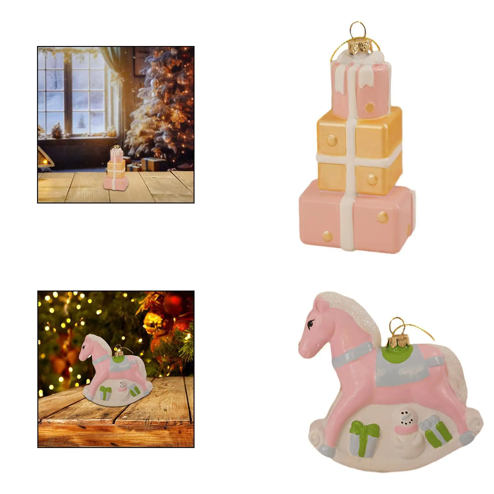Christmas Tree Pendant Lovely Photo Prop Delicate Display Party Decor Hanging Ornament for Window Office Festival Door Holiday