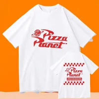 Summer New Pizza Planet T Shirts Men And Women Graphic Sweatshirt Vintage Cotton T-shirt Oversize Hip Hop Tees Classic Clothes