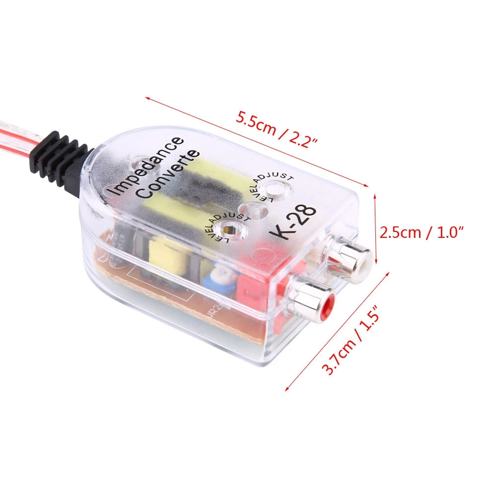 Car Audio CD Amplifier Audio Subwoofer High to Low Frequency Divider Converter Regulator Filter