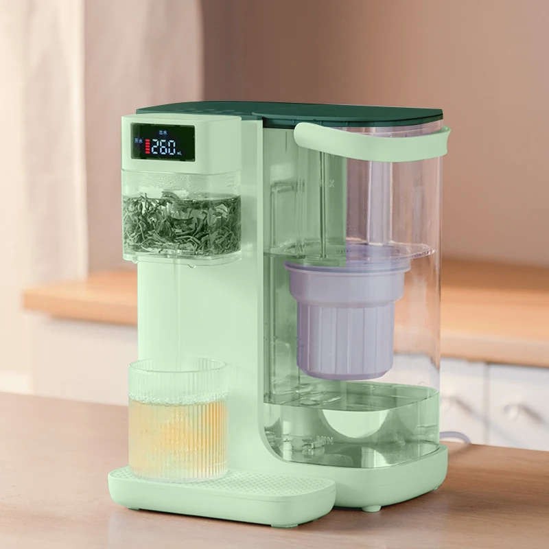 

Новейший дизайн: Диспенсер для мгновенного нагрева воды, нагрев за 3 секунды, 5-ступенчатая фильтрация, чистая вода, резервуар 2,5 л