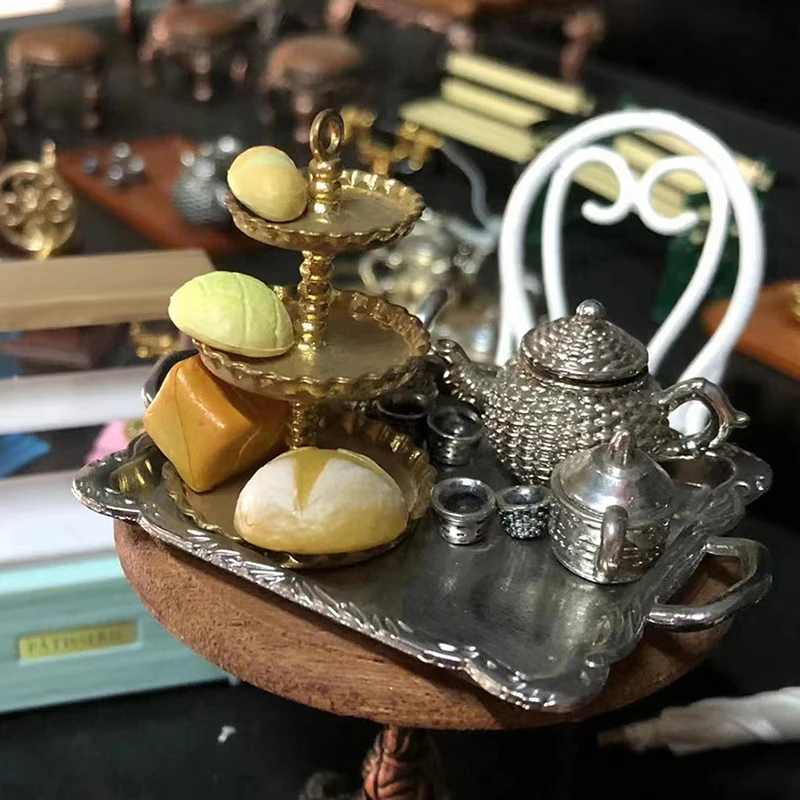 Casa de muñecas en miniatura, simulación de Mini despensa, modelo DIY, accesorios de escena, juguete de decoración