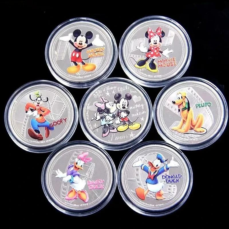 moeda-comemorativa-do-mickey-mouse-mickey-colecao-periferica-de-desenho-animado-pato-donald-brinquedos-infantis-presente-moeda-de-carta
