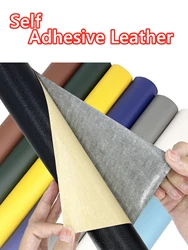 Large Self-Adhesive DIY PU Leather Repair Sticker Removable Fix Sticker for Wall Renew  Decal Door Table Desk Decoration