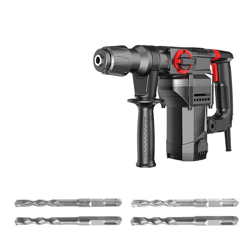 220V Industrial Grade Electric Hammer Portable Electric Pick Wall Crusted Concrete Electric Demolition Hammer