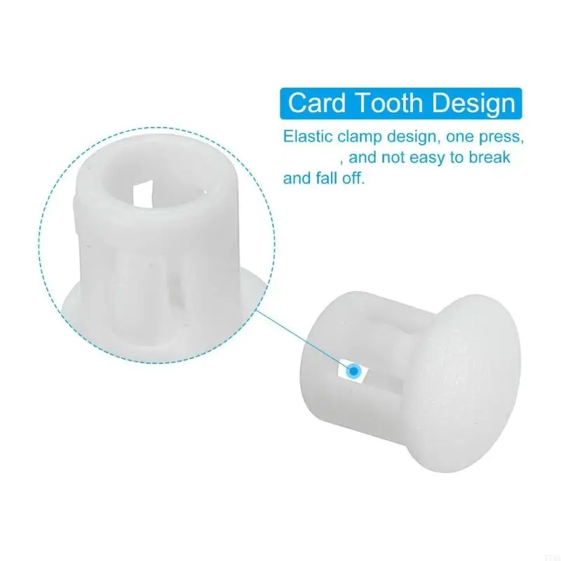 77ja 30 pezzi tappi per viti bianchi coperture tappi per trapani plastica a filo per mobile da cucina e occultamento del