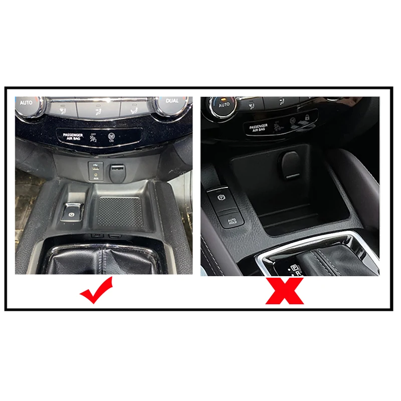Car wireless charger for Nissan Qashqai J11 J12 X-Trail T32 2014-2021 15W fast charger wireless phone charger charging pad