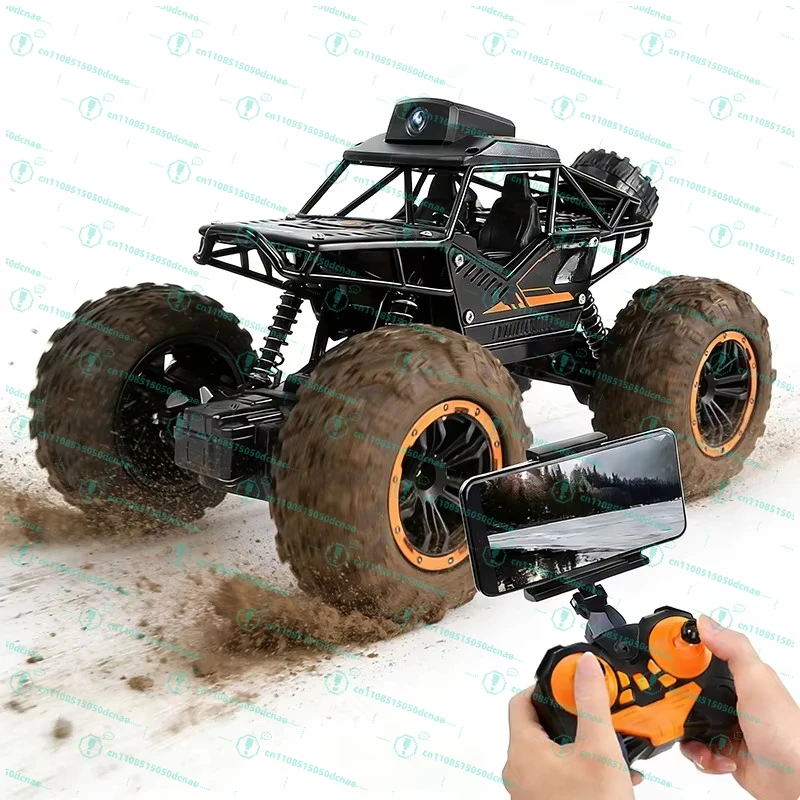 Alloy metal mobile phone control toy remote control off-road vehicle with 720P high definition WIFI real-time
