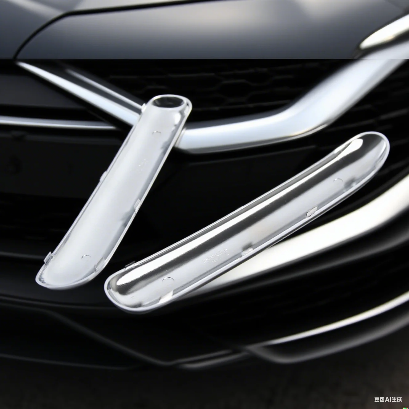 

Автомобильный серебряный передний бампер, декоративная полоса, декоративная накладка для Mini Cooper R50 2001-2004, передняя левая и правая сторона, автомобильные аксессуары