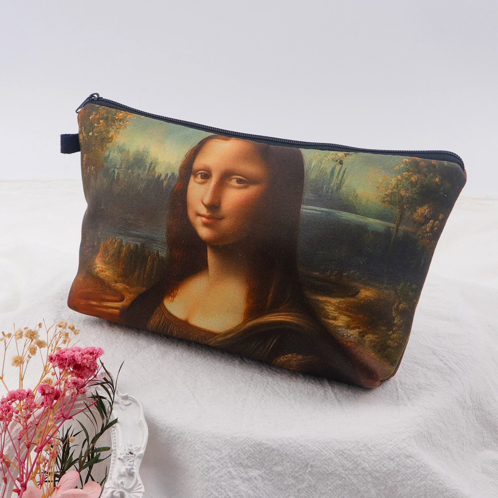 

Art Paintings Cosmetics Bag Storage Organizer Zipper Portable Makeups Bags Cosmetic Pouch Travel Makeup Accessory