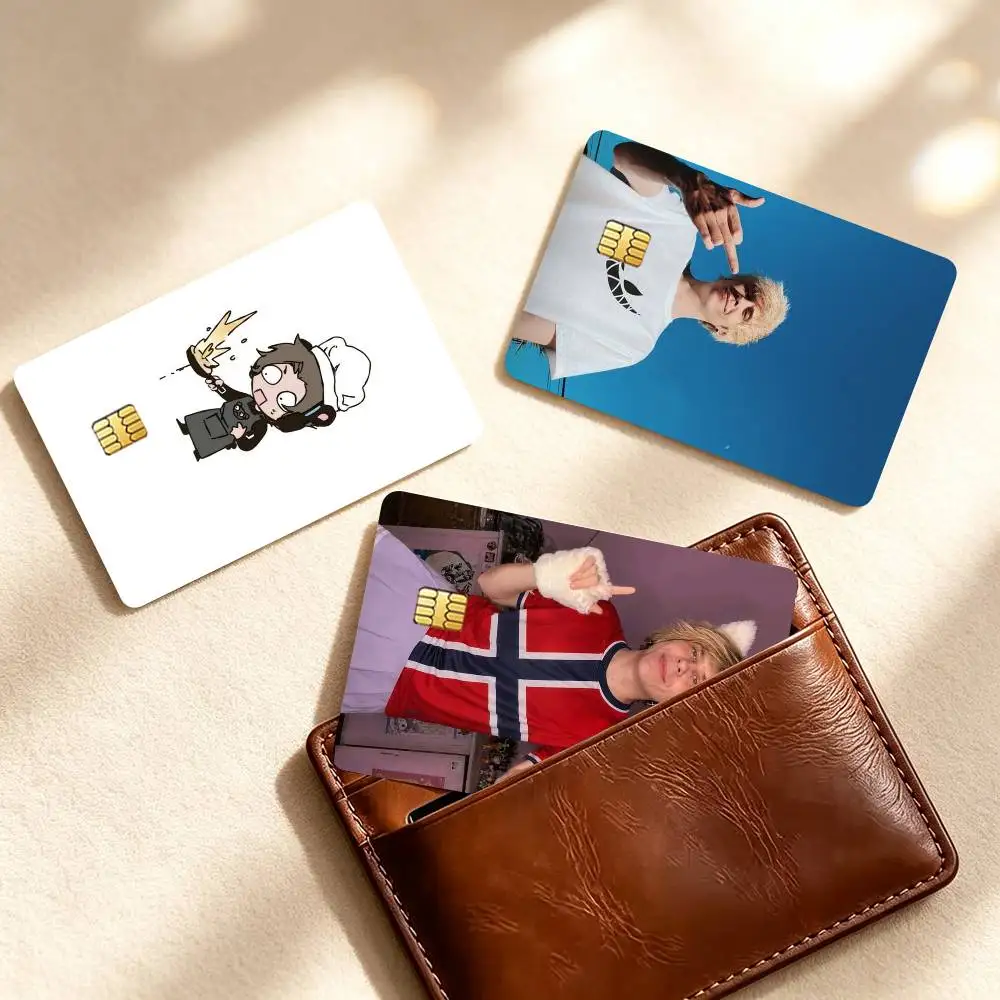E-El R-Rubius OMG Streamer  Credit Card HD Stickers Small Chip Waterproof Sticker Game Card Decal Gift
