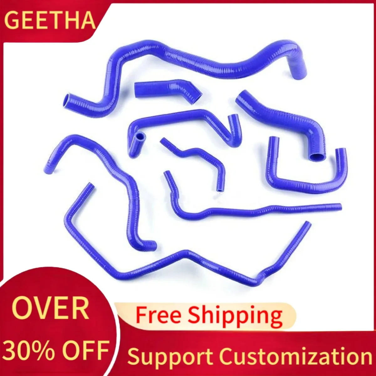 

Silicone Coolant Radiator Hose for 2000-2006 VW Golf GTI MK4 Jetta GLi 1.8L LHD