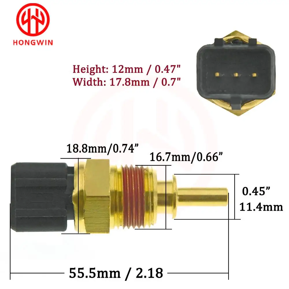 Coolant Temperature Sensor Sender For Kia Sedona Sorento Soul Carens CEE'D 39220-38020 3922038020 39230-26700 3923026700